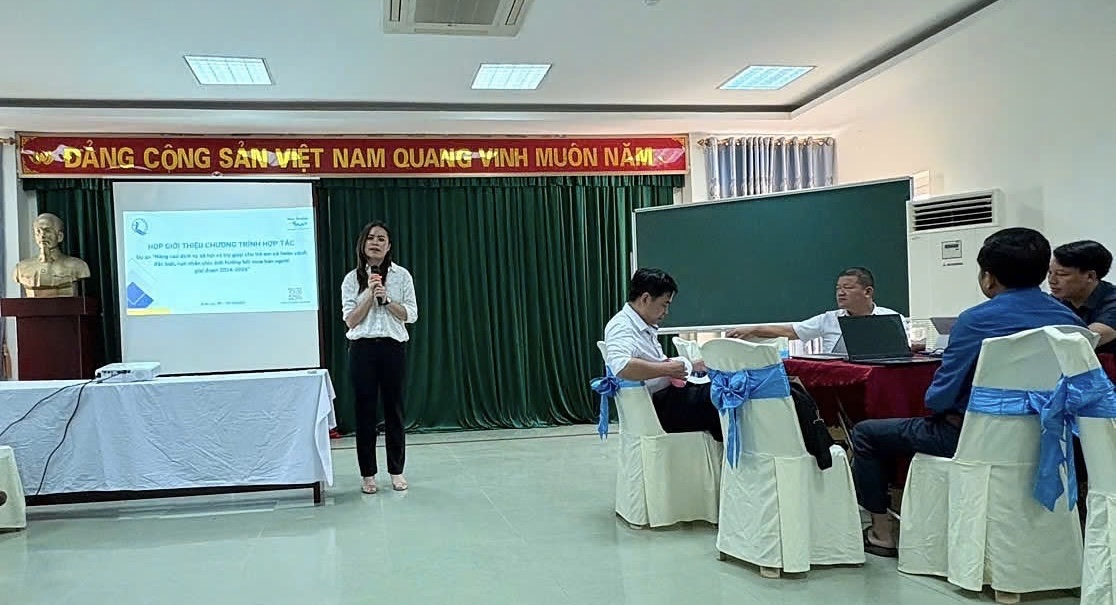 HỘI NGHỊ GIỚI THIỆU CHƯƠNG TRÌNH HỢP TÁC DỰ ÁN “NÂNG CAO DỊCH VỤ XÃ HỘI VÀ TRỢ GIÚP CHO TRẺ EM CÓ HOÀN CẢNH ĐẶC BIỆT, NẠN NHÂN CHỊU ẢNH HƯỞNG BỞI MUA BÁN NGƯỜI,  GIAI ĐOẠN 2024–2026”